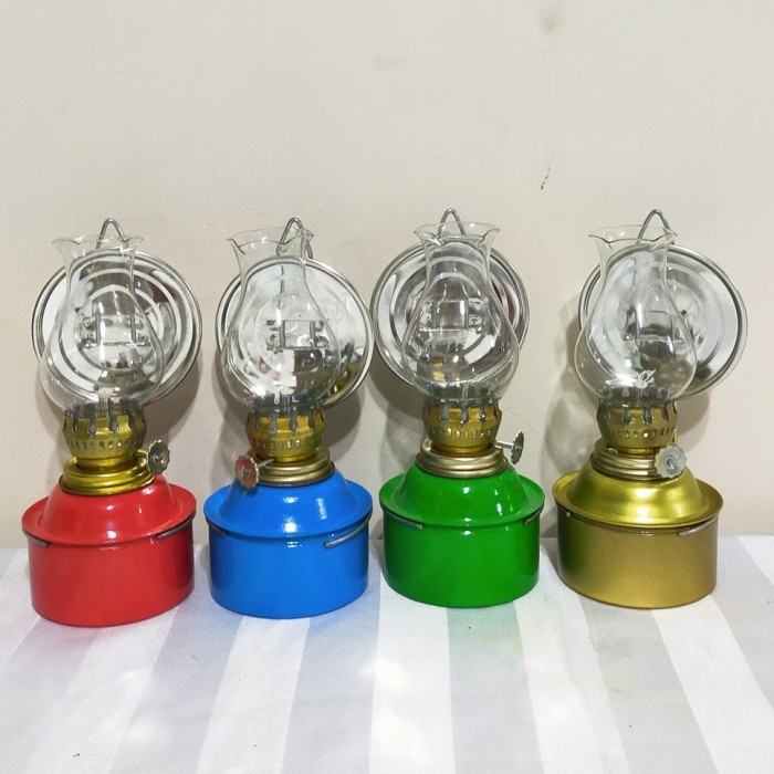 Grosir Lampu Semprong Minyak Tanah isi 12pc, Lampu Teplok,Lampu Kaleng