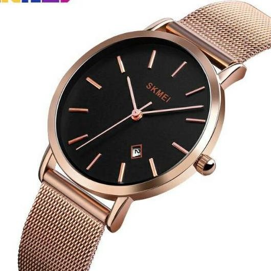 Jam Tangan Wanita Mei 1530 Analog Date Jam Tangan Analog Mei