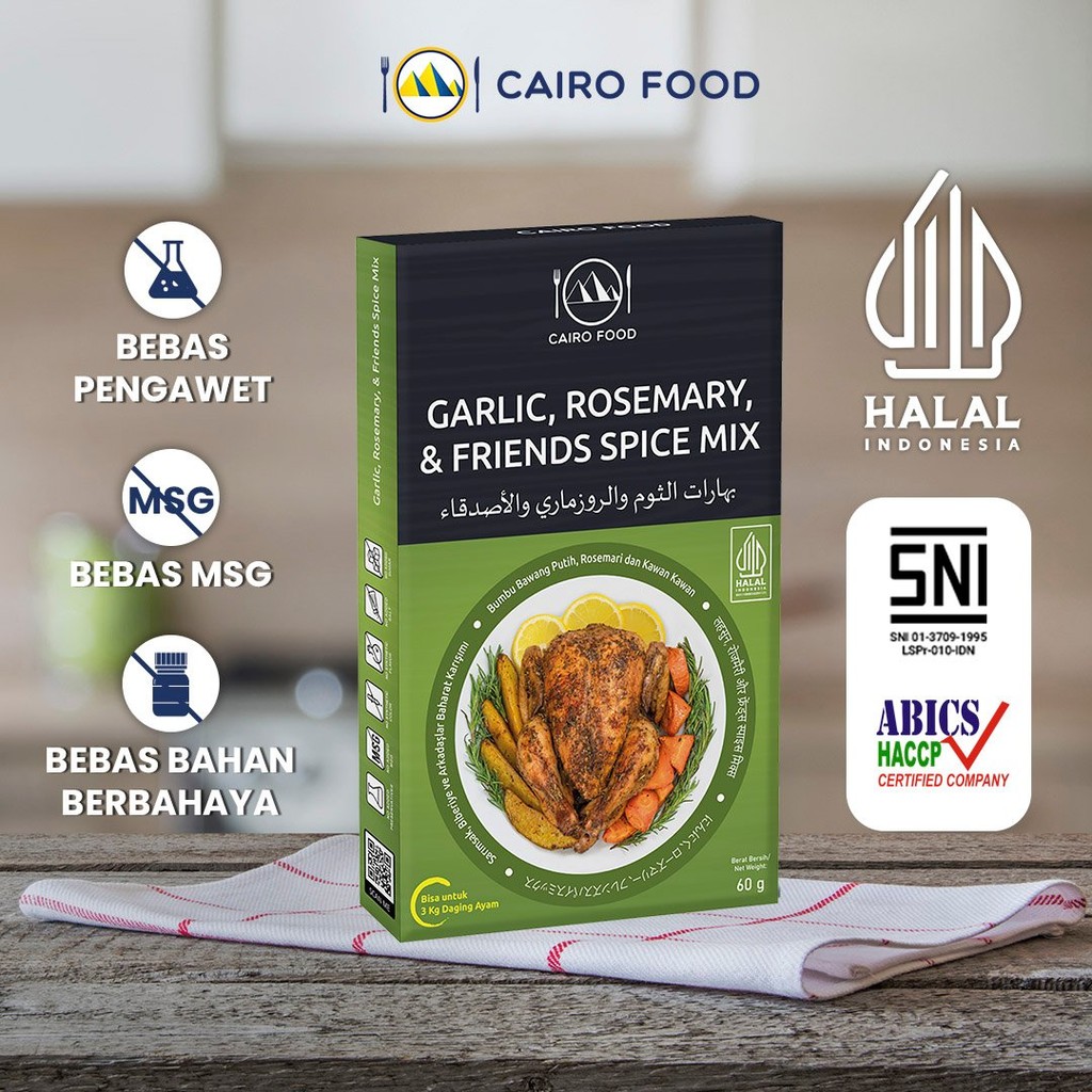 

Bumbu Garlic Rosemary Non MSG - Cairo Food