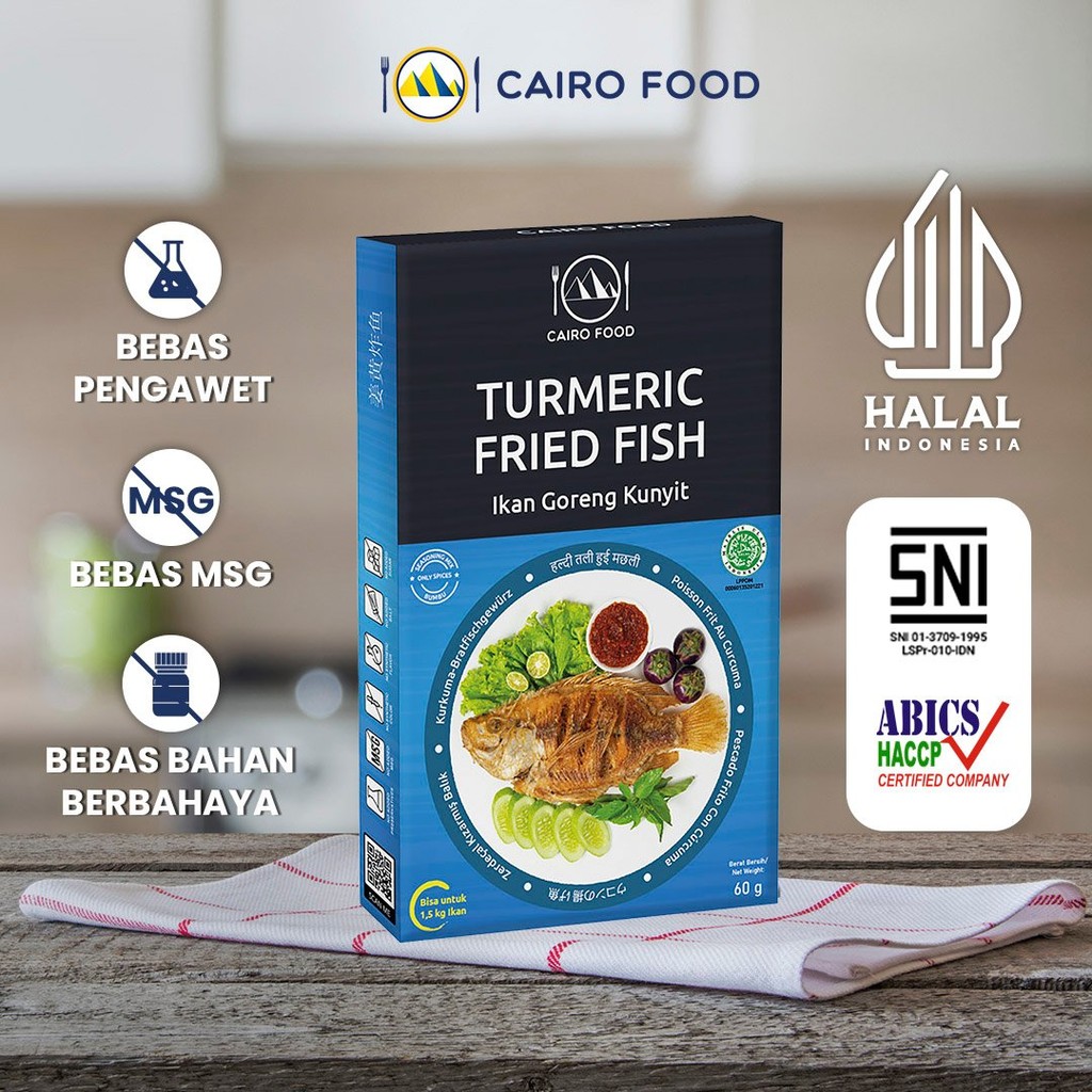 

Bumbu Ikan Goreng Kunyit Non MSG - Cairo Food