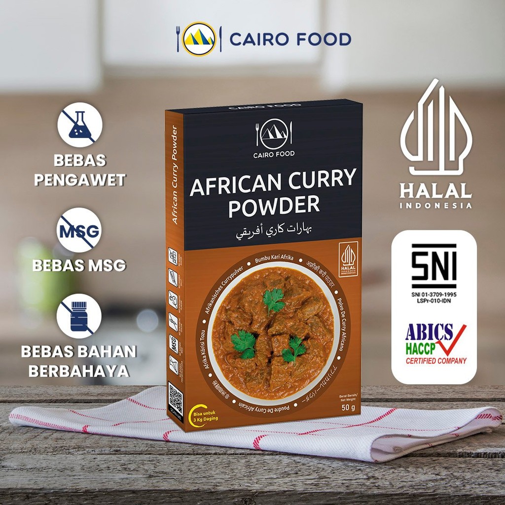 

Bumbu Kari Afrika Non MSG - Cairo Food