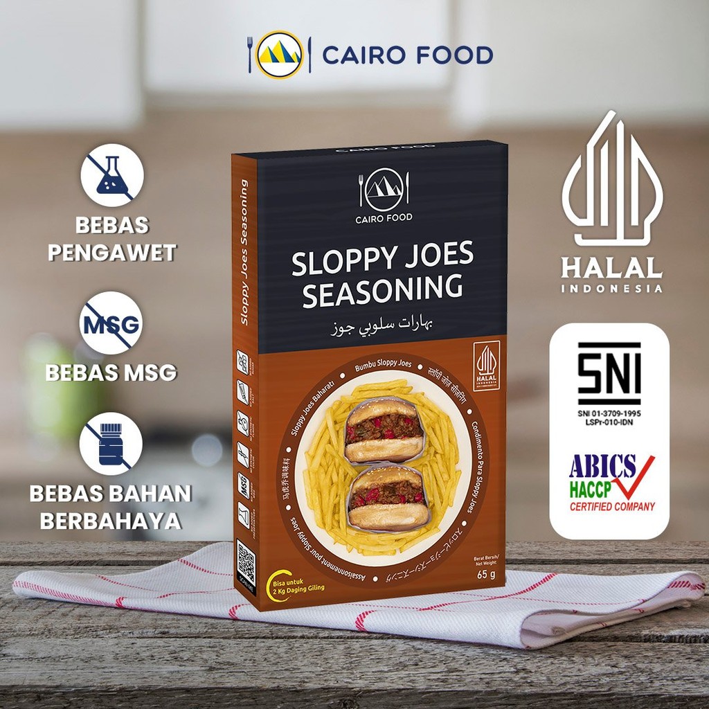 

Bumbu Sloppy Joes Non MSG - Cairo Food