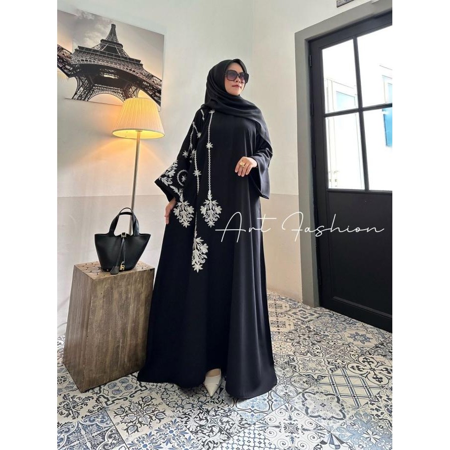 Abaya Hitam Turkey Gamis Muslimah Jubah Umroh Promo