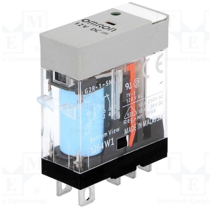 RELAY G2R-1-SN 12VDC OMRON G2R-1-SN(S) DC12V G2R 1 SN 5 KAKI 12V DC12