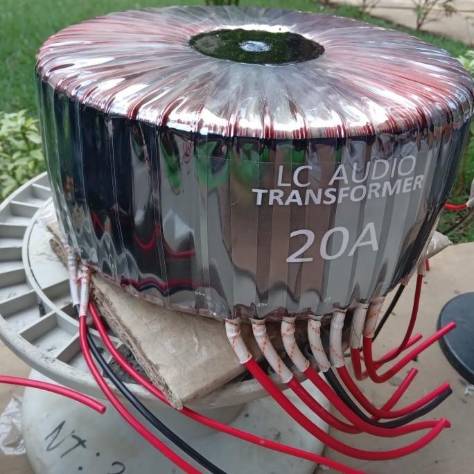 Trafo toroid 20A ct 55v tembaga