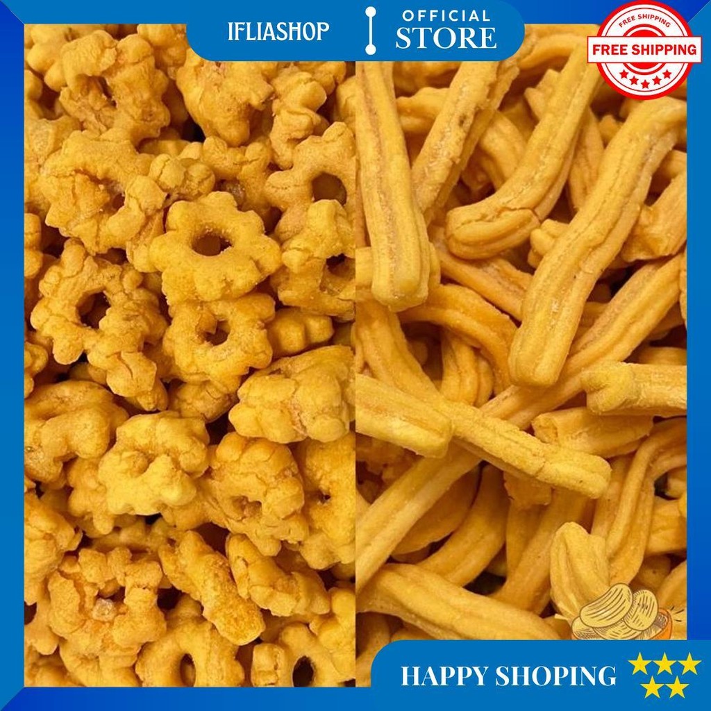 

[Cemilly] 1000Gr Sakura Snack Pilus Sakura Cemilan Snack Kiloan D Cod