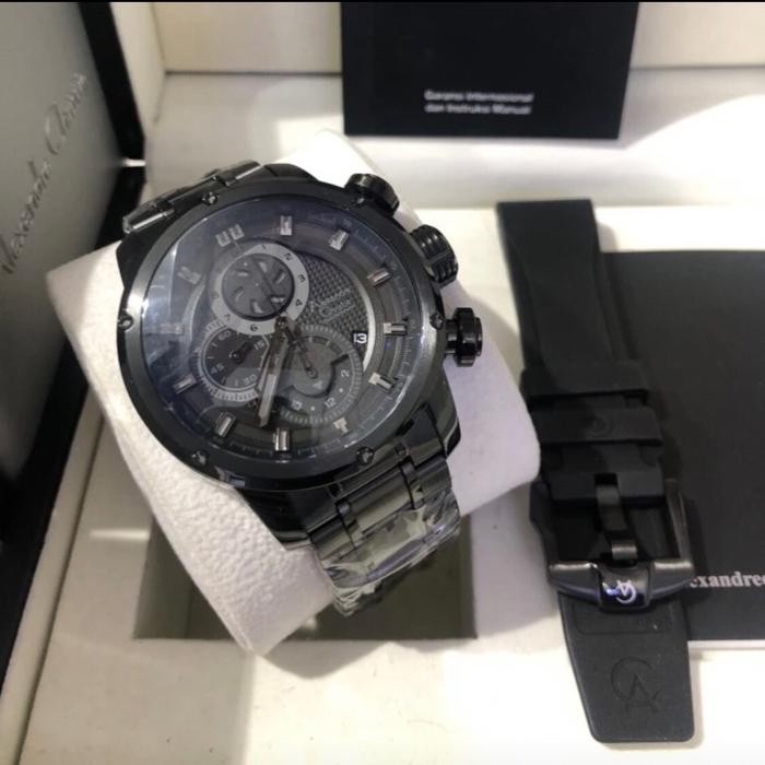 TERBAIK JAM TANGAN PRIA ALEXANDRE CHRISTIE 6239MC / AC 6239 BOX SET [FREE TALI RUBBER]