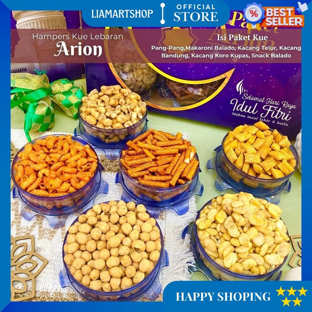 

Ovina Paket Kue Arion / Paket Kue Kacang Arion Hampers Lebaran Idul Fitri 2025 D Best Seller