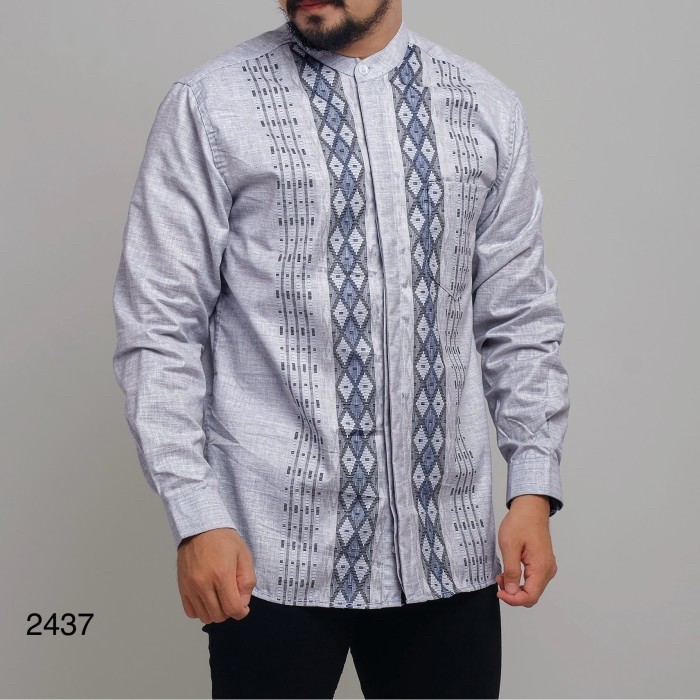 Baju Koko Pria Lengan Panjang Baju Muslim Pria Premium Koko pria keren