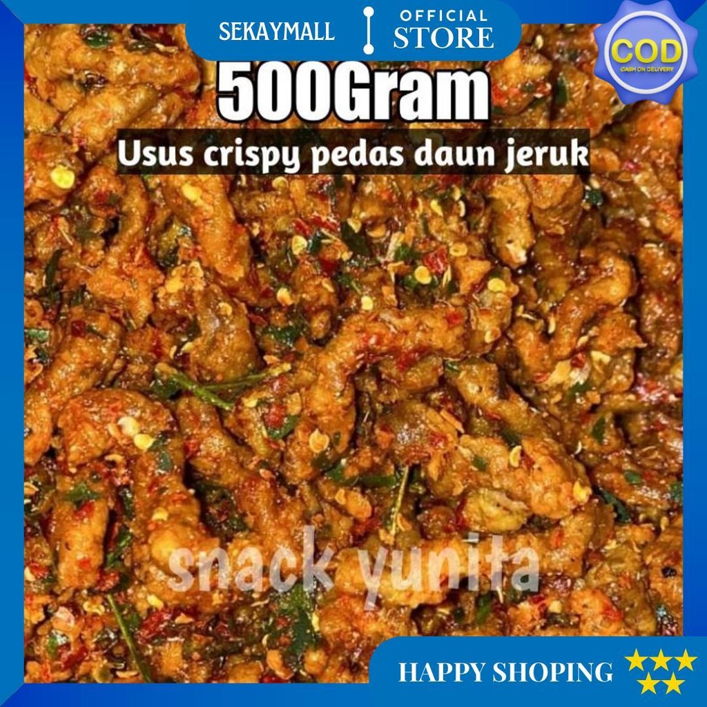 

Usus Crispy Gurih Pedas Daun Jeruk 500 Gram D Promo Puncak
