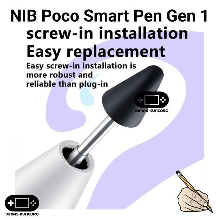 

NIB Poco Smart Pen Gen 1 ujung stylus nibs smartpen tip pencil