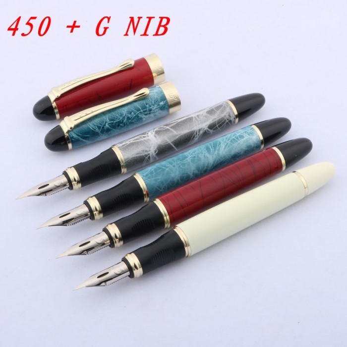

HOT SALE! English calligraphy pen in the round body Dipped in nib tip circle JINHAO 450 Engravers