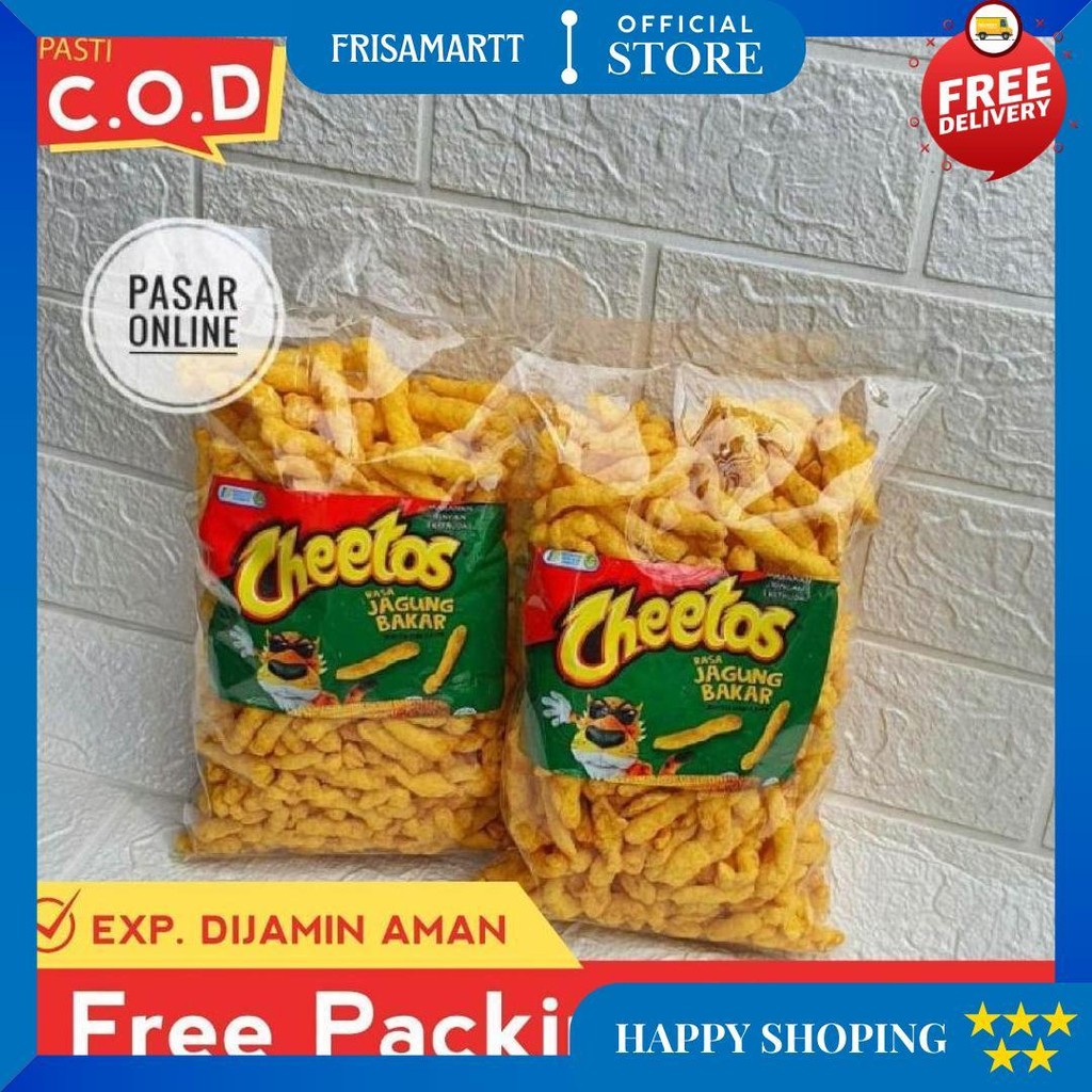 

1Kg Cheetos Jagung Bakar Cemilan Camilan Jadul Enak Nikmat D Promo Puncak