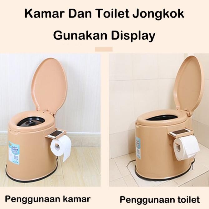 Closet Jongkok Closet Duduk Toilet Portable Kursi Toilet Duduk TK