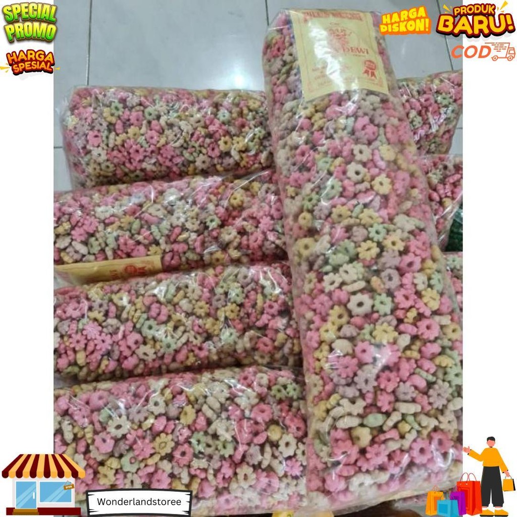 

Kue Sakura Warna / Kue Bintang Cap Tiga Dewi Isi 1 Kg D Termurah