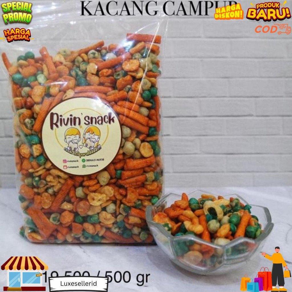 

(Berat 1 Kg) Kacang Campur / Kacang Mix / Kacang Campur Jaipong / Kacang 1 Kg D Sale