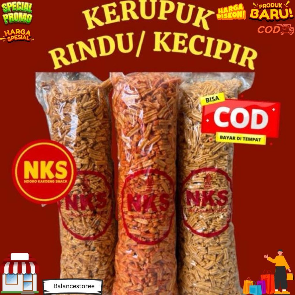 

Kerupuk Rindu / Kecipir 1 Ball 1Kg D Promo 10.10