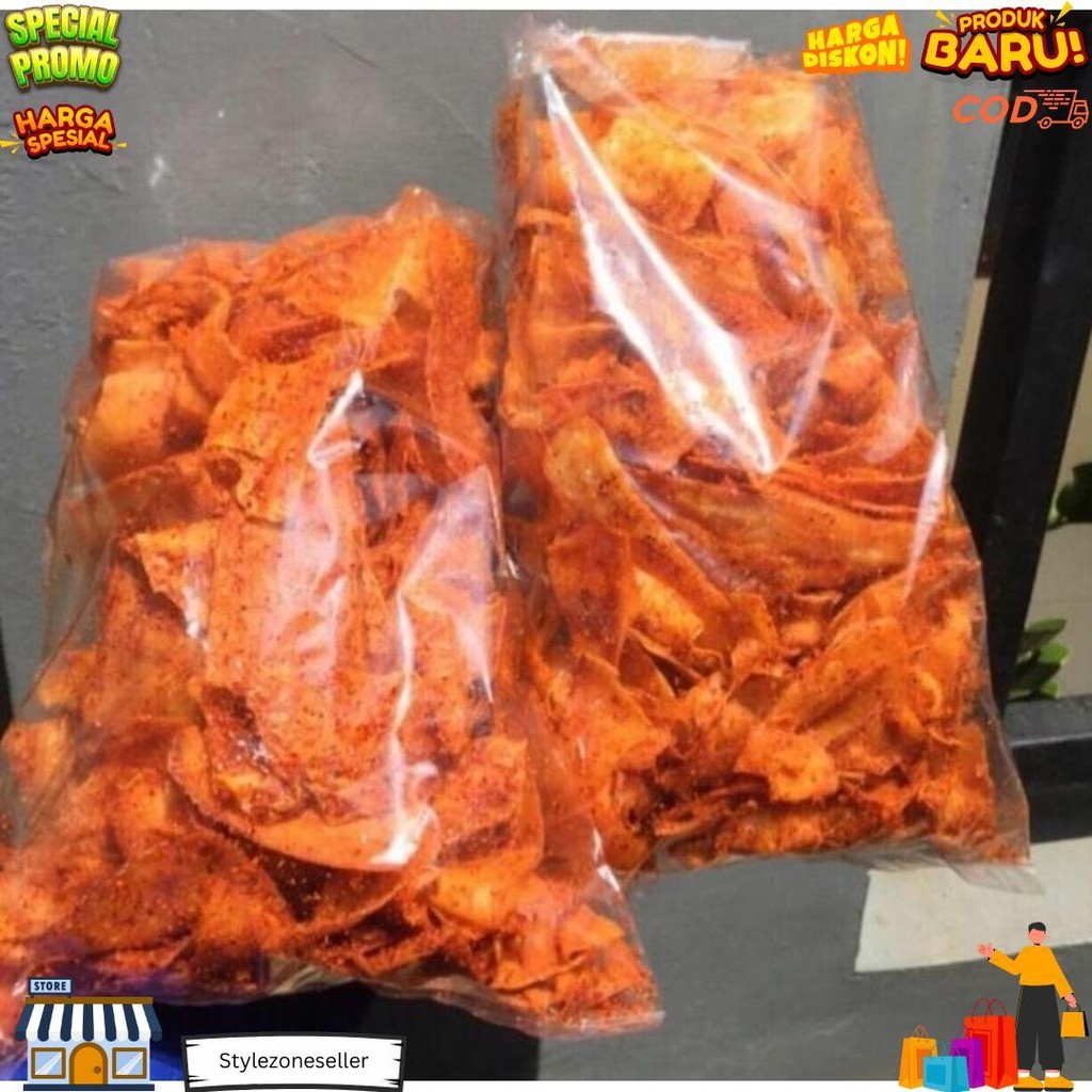 

Kripset Pedas Bawang 1000Gr D Promo 10.10