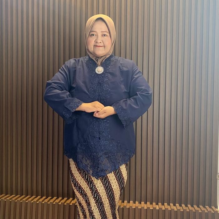 Kebaya Encim Bordir Jumbo Ld 130Cm - 140Cm Lengan Panjang