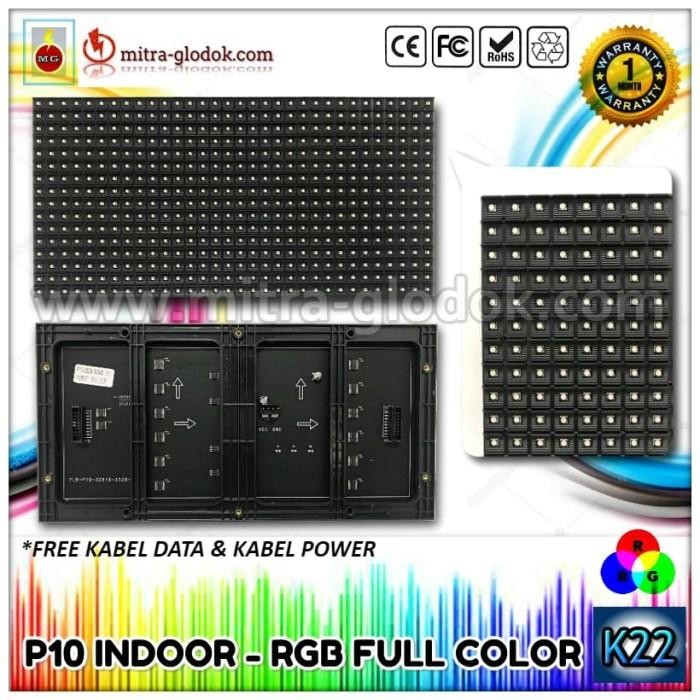 P10 PANEL SMD RGB MODUL PANEL INDOOR FULL COLOR - RUNNING TEXT - K22