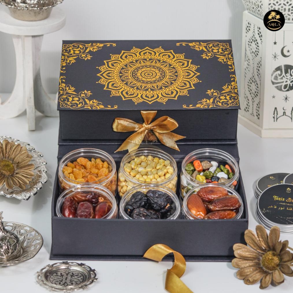 

Hampers Ramadhan Eksklusif Sehat Madu Yaman Kurma Ajwa Cemilan Sehat / Parsel Ramadhan / Hampers Ramadan Original