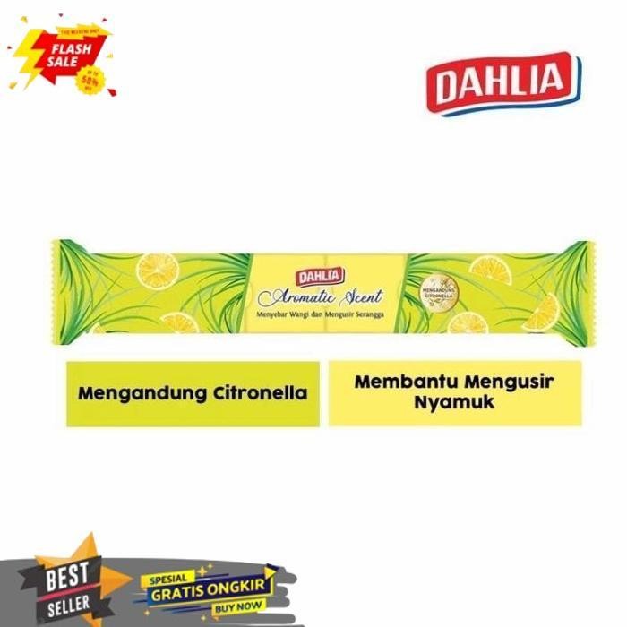 Today Dahlia Kamper Aromatic Scent Citronella Minyak Sereh Mengusir Nyamuk
