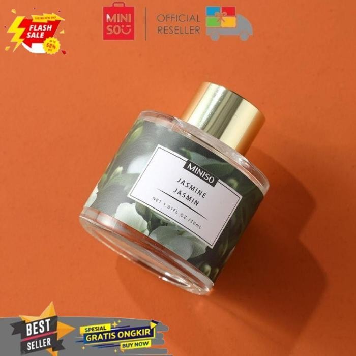 Sale Miniso Garden Series Reed Diffuser 30Ml Aromatherapy Pengharum Ruangan Floral Home Fragance Ros