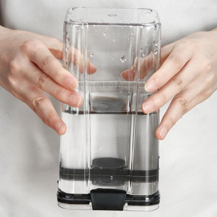 we-12 CANA TOPLES AKRILIK TRANSPARANT KEDAP UDARA ANTI TUMPAH WADAH LEBARAN TEMPAT KUE KERING TUPPER