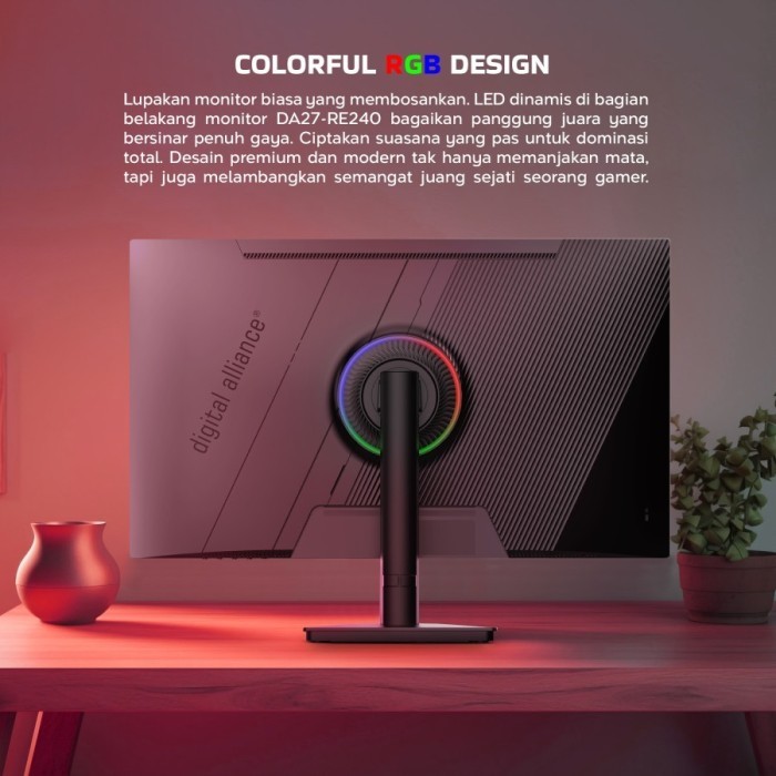 Digital Alliance Led Monitor Ips Panel 27 Inch 240Hz