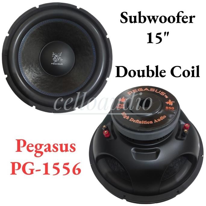 Subwoofer 15 Inch Pegasus PG-1556 Double Coil Pegasus 15" PG 1556 Terlaris