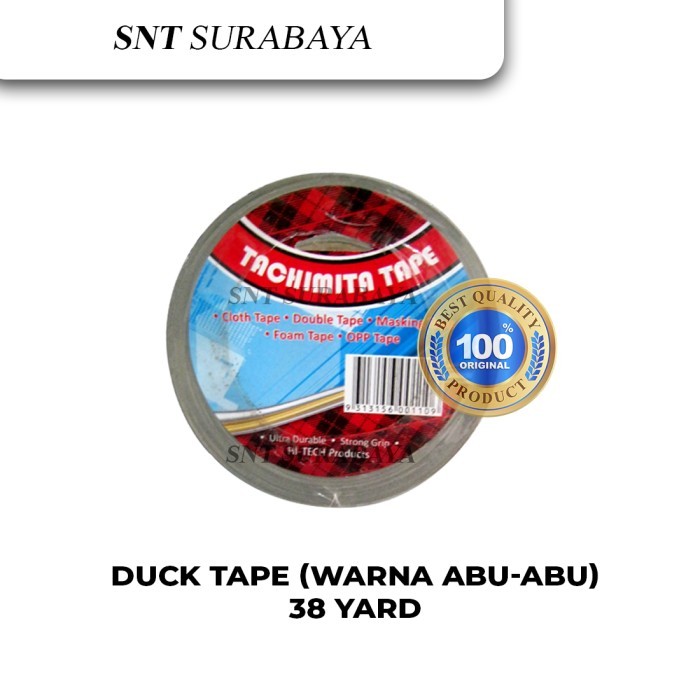 

Isolasi tape tachimita abu abu - Lakban Kain abu - Foam tape Abu-Abu