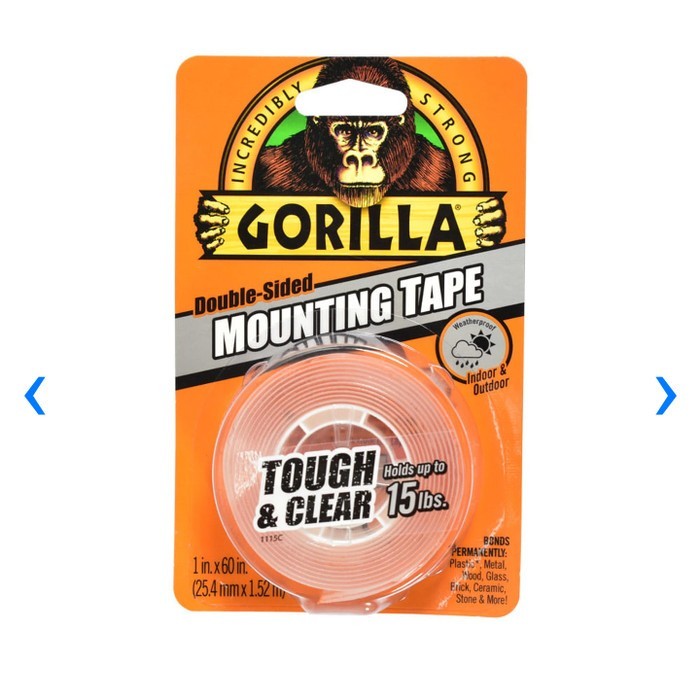 

Doble tape Gorilla waterproof indoor& outdoor made in USA