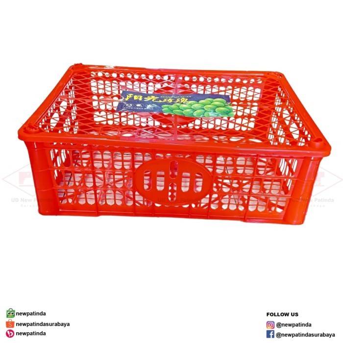 Ready oke] Keranjang Plastik Persegi Bekas Buah Jeruk