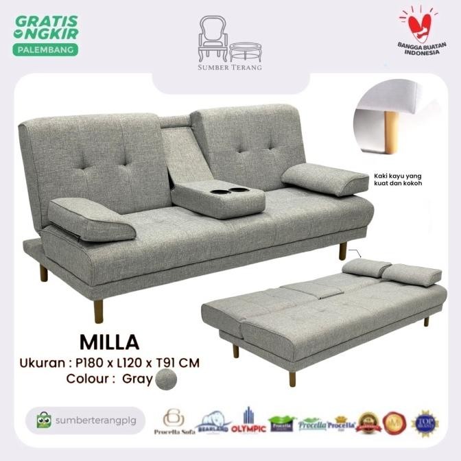 Sofabed Procella Milla Sofa Lipat Minimalis Sofa Bed Olympic Procella