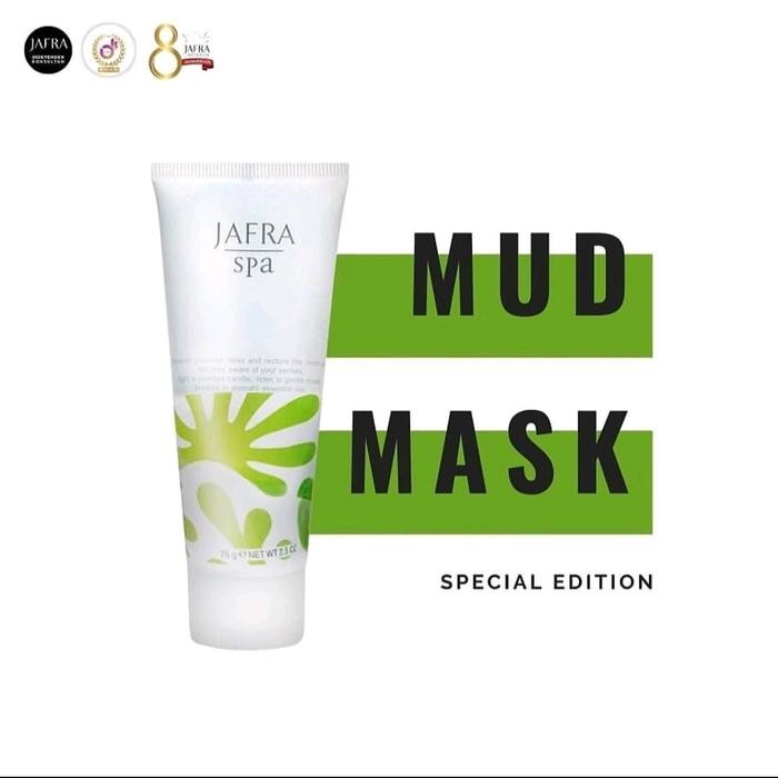 Mud Mask Jafra Masker Lumpur untuk Jerawat Kulit Berminyak Mencerahkan Wajah