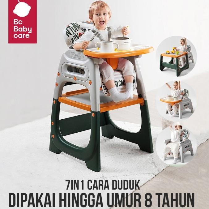 BC BABYCARE KURSI MAKAN BAYI PORTABLE BABY HIGH CHAIR MEJA LIPAT