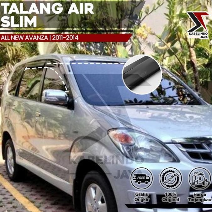 . Talang Air Pintu Mobil Toyota All New Avanza 2011 2014 Model Slim 4 Pintu