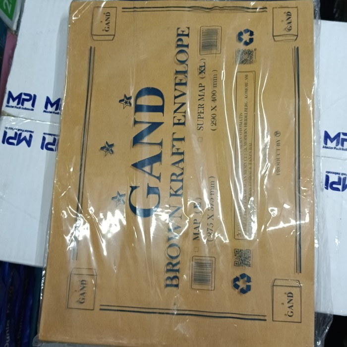

Amplop Coklat Ukuran Map 275 X 375Mm Pakai Lem Termurah