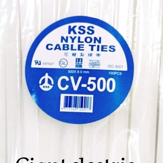 

PROMO / KSS NYLON CABLE TIES CV -500 / 50 cm x 8 MM Non COD