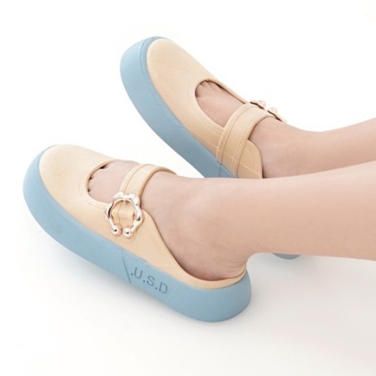 Porto - Sepatu Sandal Wanita Sendal Selop Jelly Mules Shoes Usd