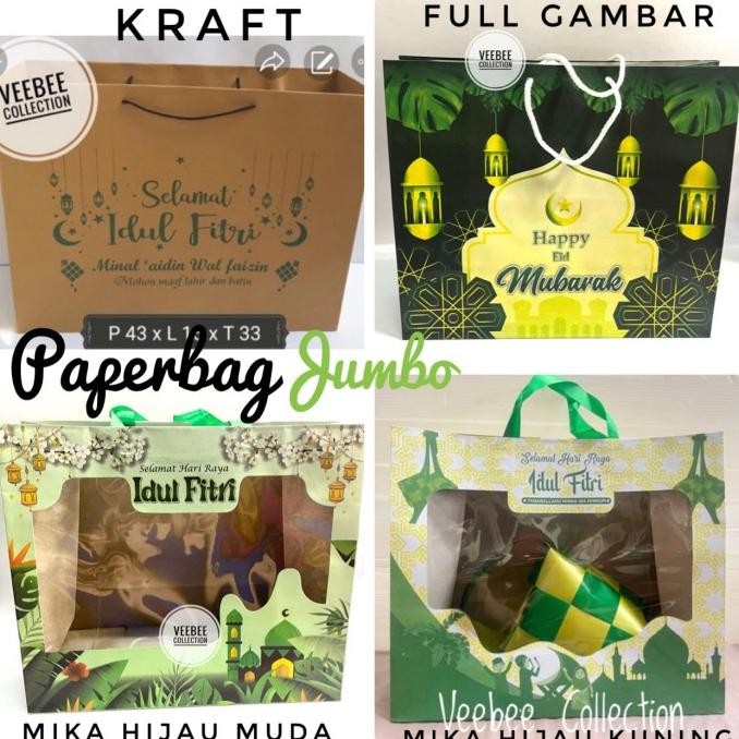 

>>>>>] Paperbag IdulFitri lebaran Jumbo/ tas kertas hampers/ goodiebag