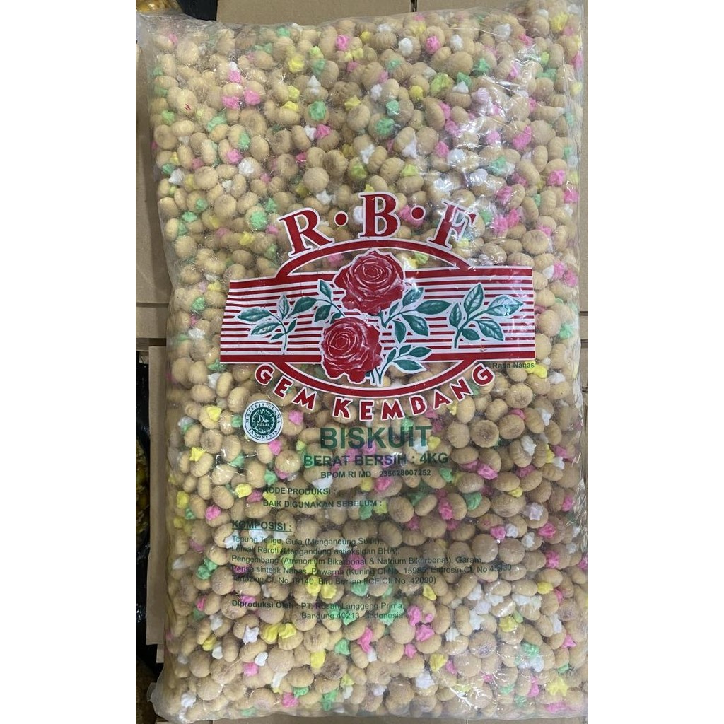 

Biskuit Gem Rose / Roti Gem Cemilan Jadul 4kg