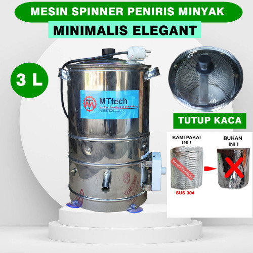 

TERBATAS Mesin Spiner Peniris Pengetus Pengering Minyak Keripik Gorengan