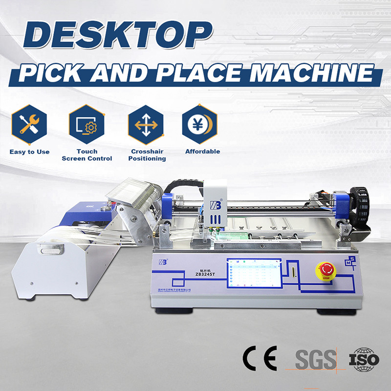 ADS ZB3245T Mini High Speed 2Head Automatic Pick And Place Machine LED Making Machine Desktop Smt Pi