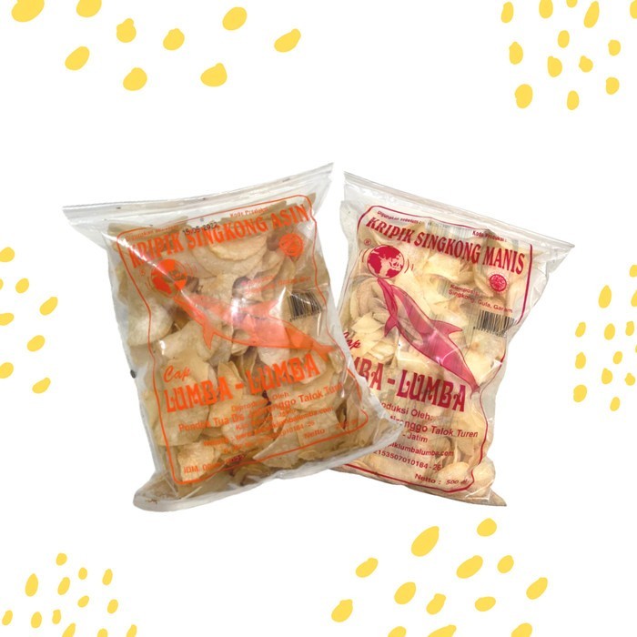 

BERMUTU Keripik Singkong Lumba Lumba Asin & Manis 200 gram