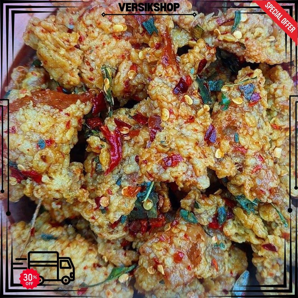 

Kulit Ayam Crispy Pedas Daun Jeruk 500Gram D Gratis Ongkir