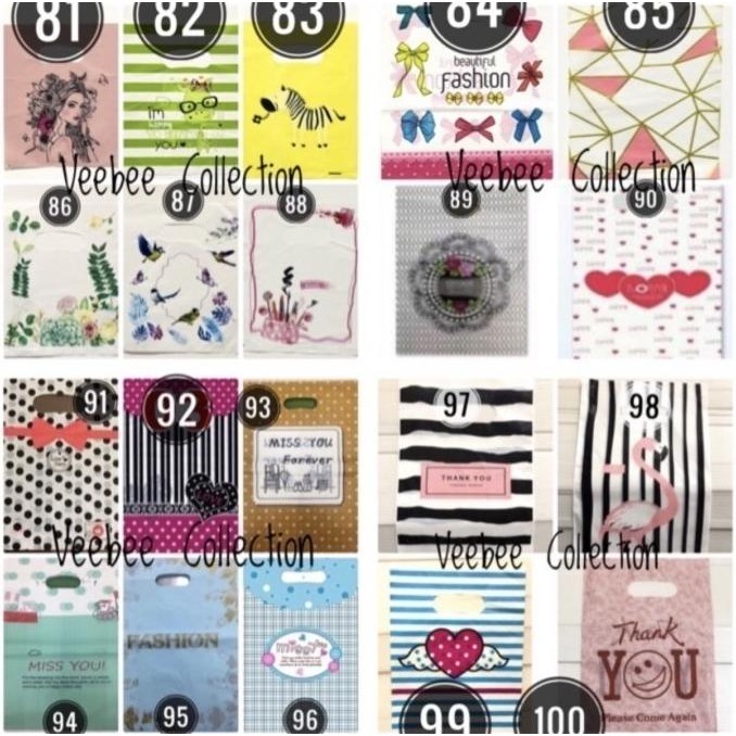 

,,,,,,,] kresek motif 20x25/ kantong plastik olshop/ kantong kresek/ kresek