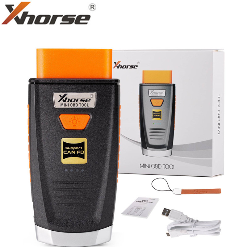 EL_SHANUMJE Xhorse Mini OBD Tool V2 XDMO20 Newly Supports CANFD Protocol / LED light / 8A IMMO Box A