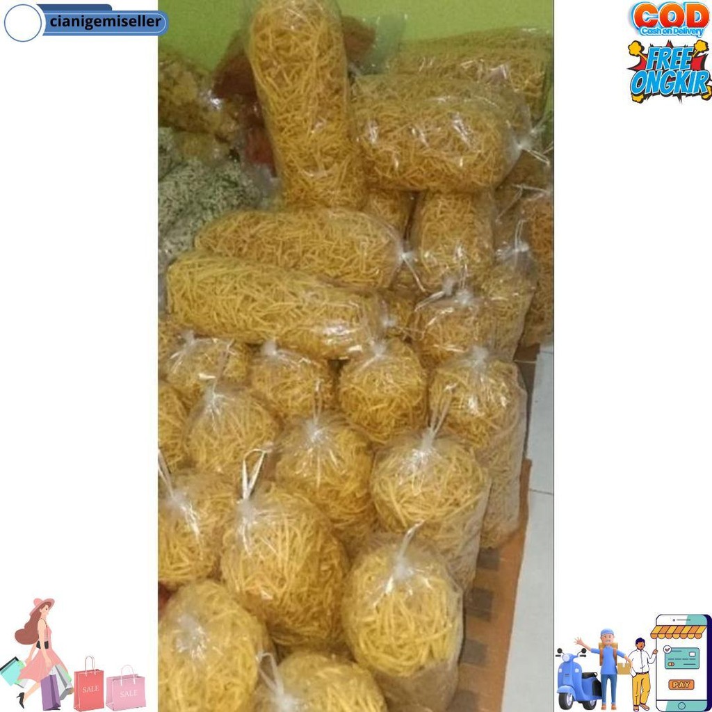 

Stik Bawang Gurih Renyah Enak 500 Gram | Camilan Kiloan Murah 1/2Kg D Cod