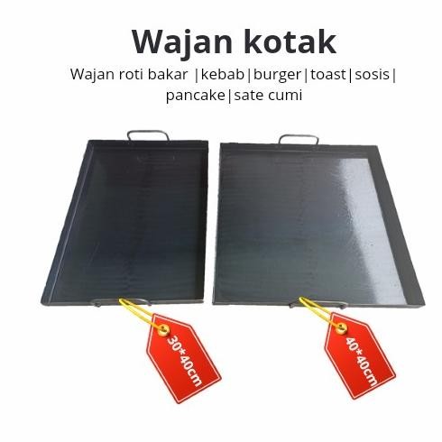 wajan roti bakar anti lengket wajan kotak datar SAML